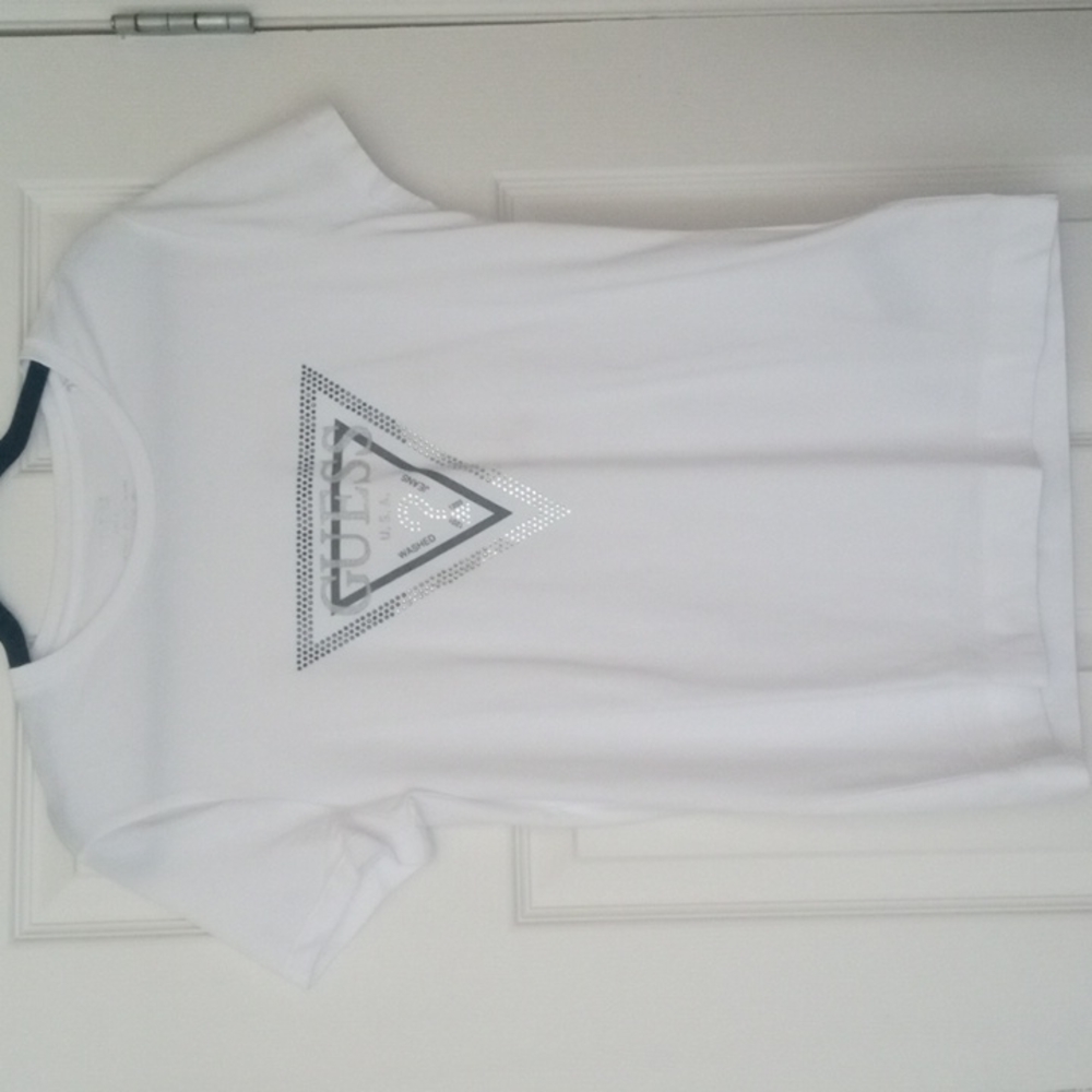 White Guess Top